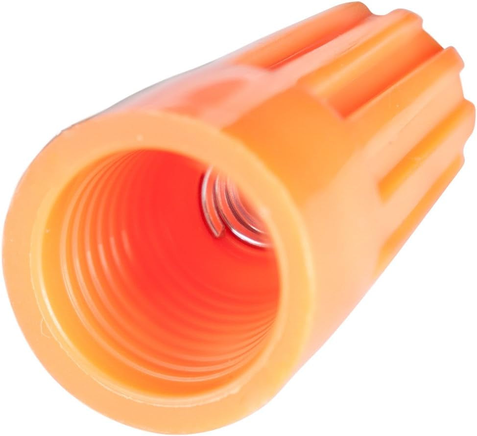 25-AWC Wiregard Screw-On Wire Connector Assortment, 22-8 AWG, Electrical Wire Nuts, 25 Pk, Blue, Grey, Orange, Red and Yellow